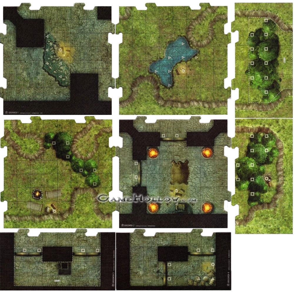 Battlefield Tile Set Lot (Blood of Gruumsh)