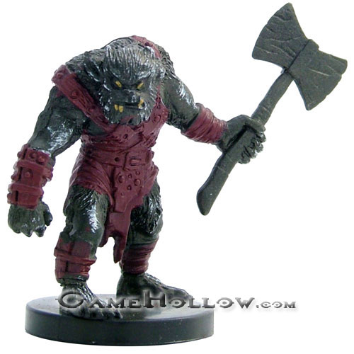 D&D Miniatures Tyranny of Goblins 01 Bugbear Berserker (Blood Ghost)