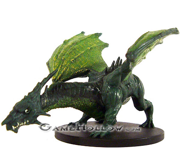 D&D Miniatures Dragon Collector's Set Young Green Dragon (Large)