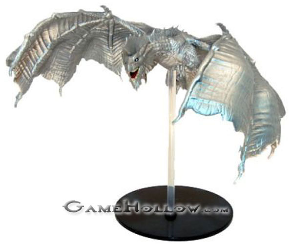 D&D Miniatures Colossal/Gargantuan  Ancient Silver Dragon, HUGE LE
