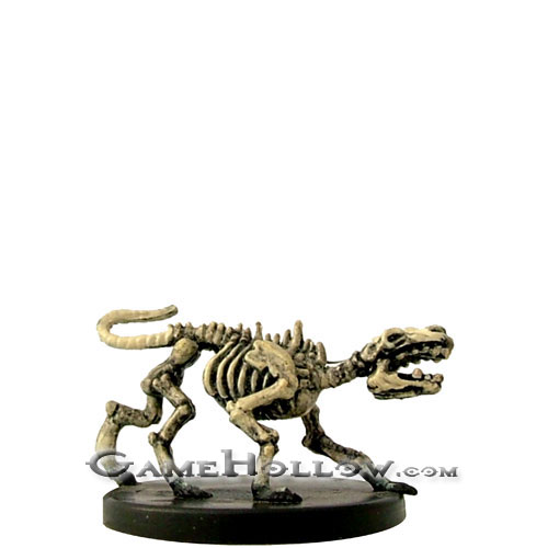 D&D Miniatures Harbinger 57 Wolf Skeleton
