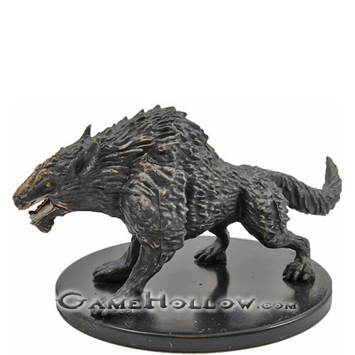 D&D Miniatures Monster Menagerie II 31 Worg (Large)