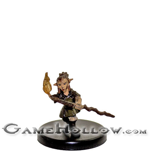 D&D Miniatures Monster Menagerie III 11b Gnome Wizard (Flame Torch)