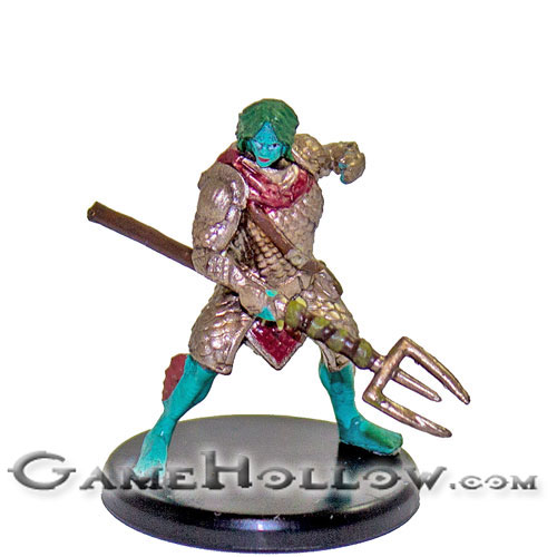D&D Miniatures Monster Menagerie III 38a Triton Fighter
