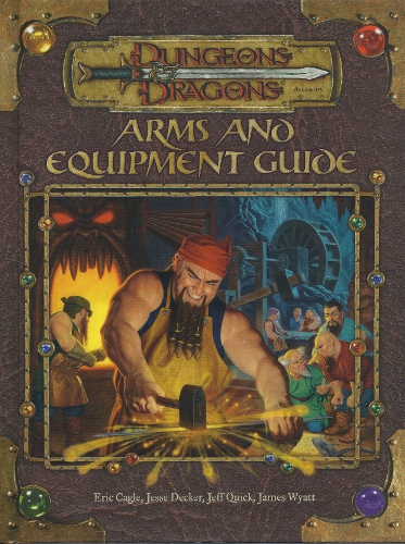 D&D Miniatures Maps, Tiles, Overlays, Campaigns Campaign Book Arms and Equipment Guide 2003