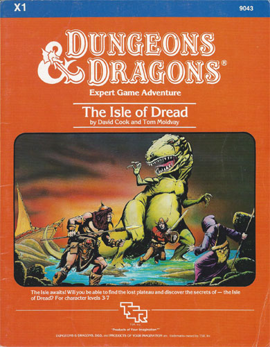 D&D Miniatures Maps, Tiles, Overlays, Campaigns Campaign Isle of Dread Adventure 1983