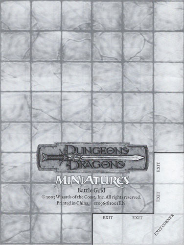 D&D Miniatures Maps, Tiles, Overlays, Campaigns Map Basic Battle Map (Aberrations)