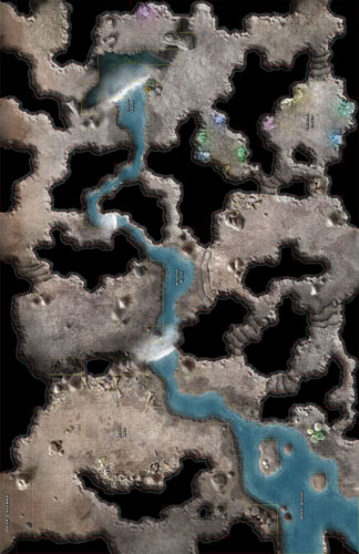 D&D Miniatures Maps, Tiles, Overlays, Campaigns Map Deep Cavern