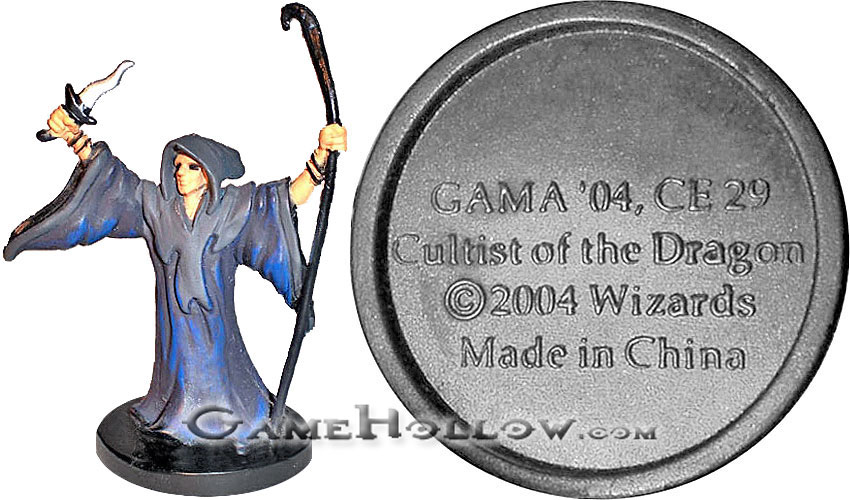 D&D Miniatures Promo Figures, EPIC Cards  Cultist of the Dragon Promo, GAMA 04 (Archfiends 48)