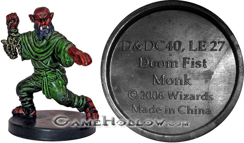 Doom Fist Monk Promo, D&DC40 (War of the Dragon Queen #30)
