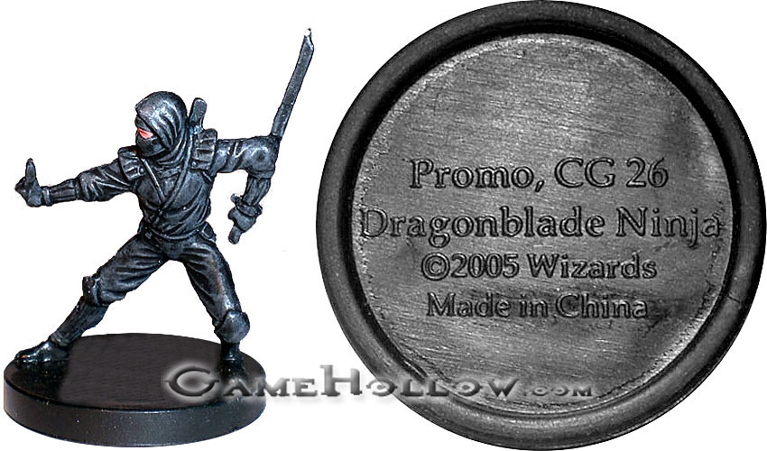 D&D Miniatures Promo Figures, EPIC Cards  Dragonblade Ninja Promo, Promo (Deathknell 17)