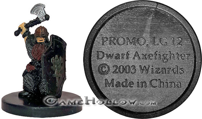 D&D Miniatures Harbinger  Dwarf Axefighter Promo, PROMO (Harbinger 03)