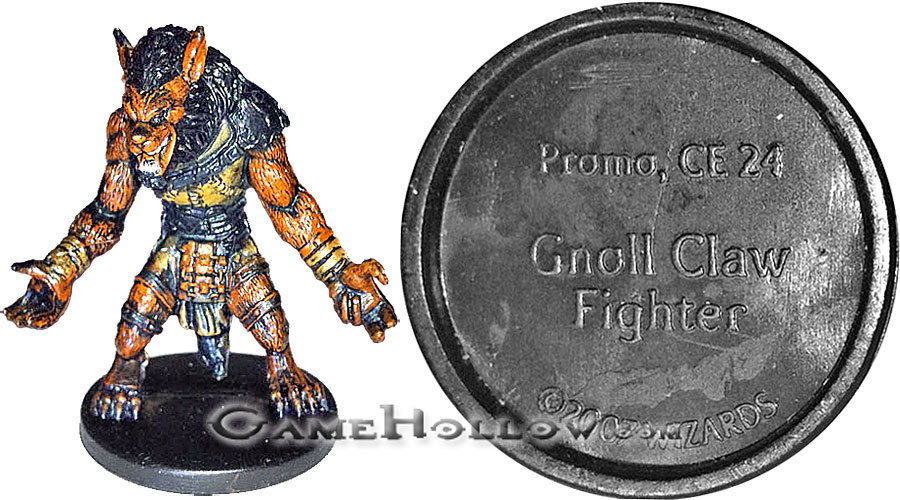 D&D Miniatures Promo Figures, EPIC Cards  Gnoll Claw Fighter Promo, Promo (Night Below 53)