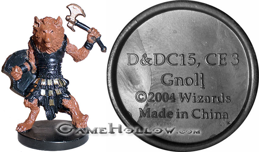 D&D Miniatures Aberrations  Gnoll Promo, D&DC15 (Aberrations 51)
