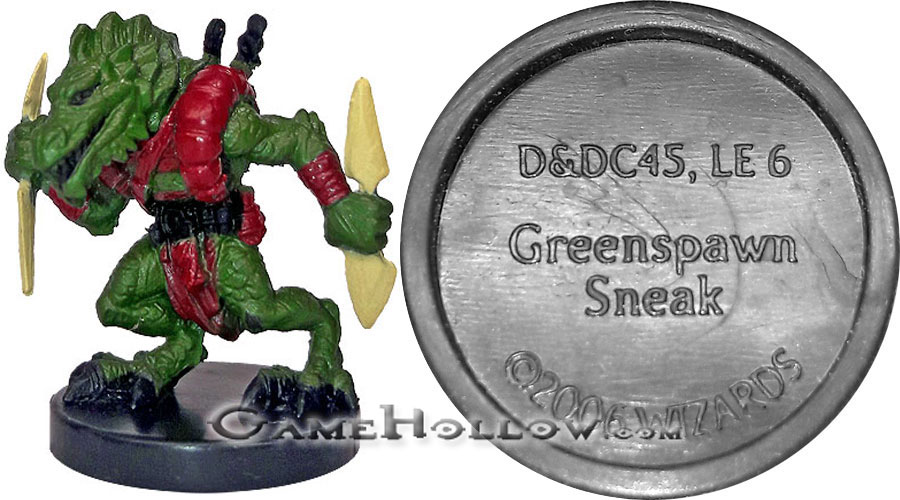D&D Miniatures Promo Figures, EPIC Cards  Greenspawn Sneak Promo, D&DC45 (Blood War 32)