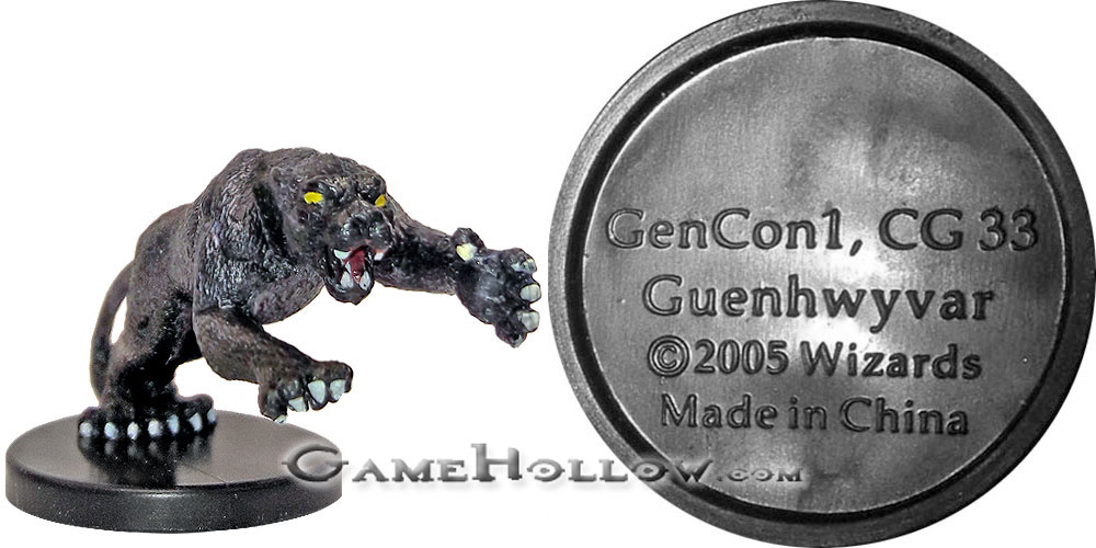 D&D Miniatures Underdark  Guenhwyvar Promo, GenCon1 (Underdark 17)