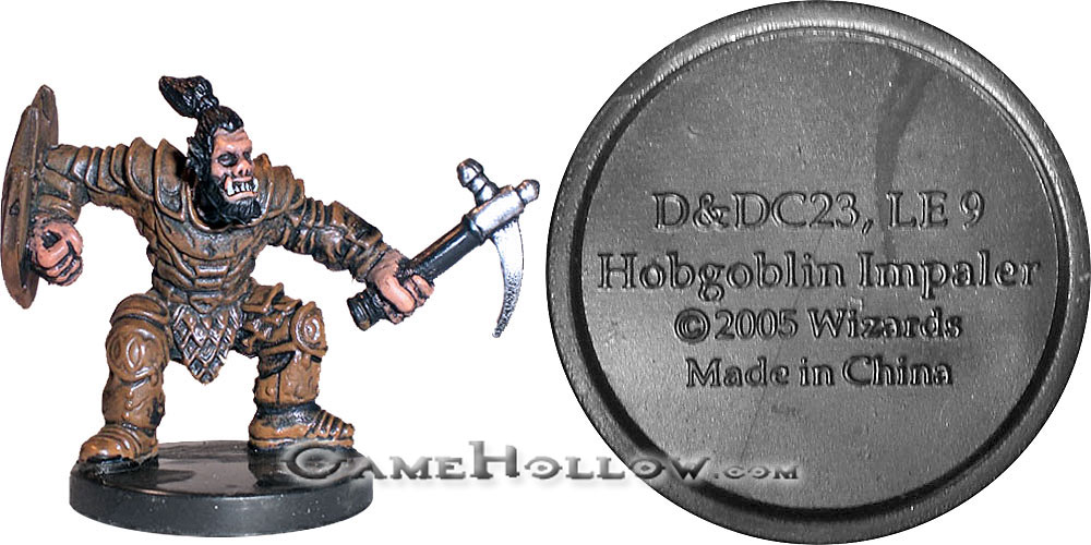 D&D Miniatures Promo Figures, EPIC Cards  Hobgoblin Impaler Promo, D&DC23 (Angelfire 42)