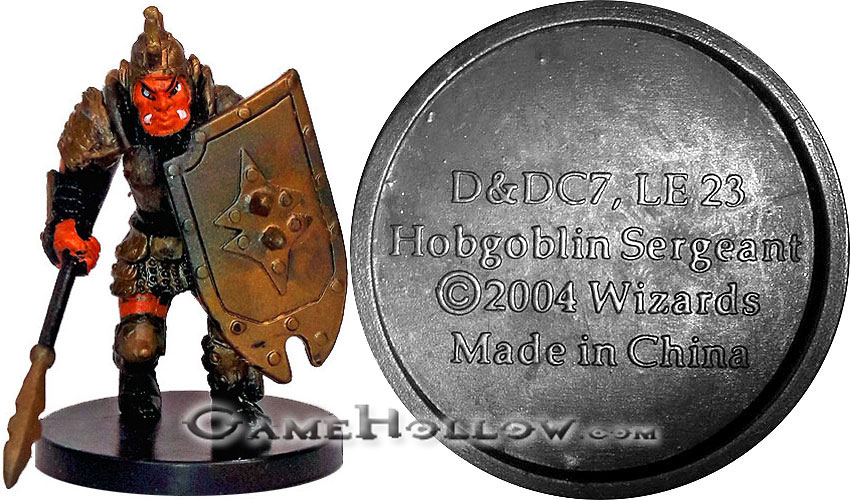 D&D Miniatures Giants of Legend  Hobgoblin Sergeant Promo, D&DC 7 (Giants of Legend 32)