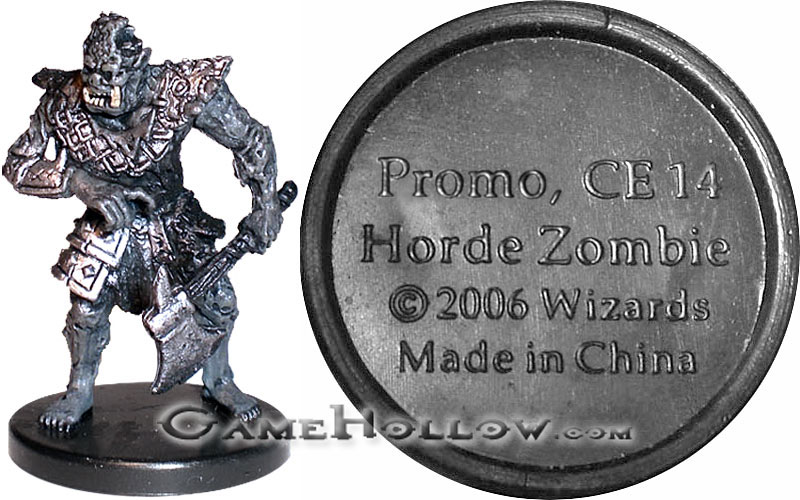 D&D Miniatures Promo Figures, EPIC Cards  Horde Zombie Promo, Promo (War Drums 51)