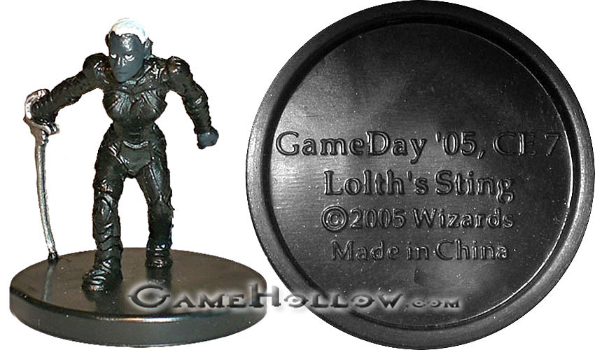 D&D Miniatures Promo Figures, EPIC Cards  Lolth's Sting Promo, GameDay 05 (Underdark 53)