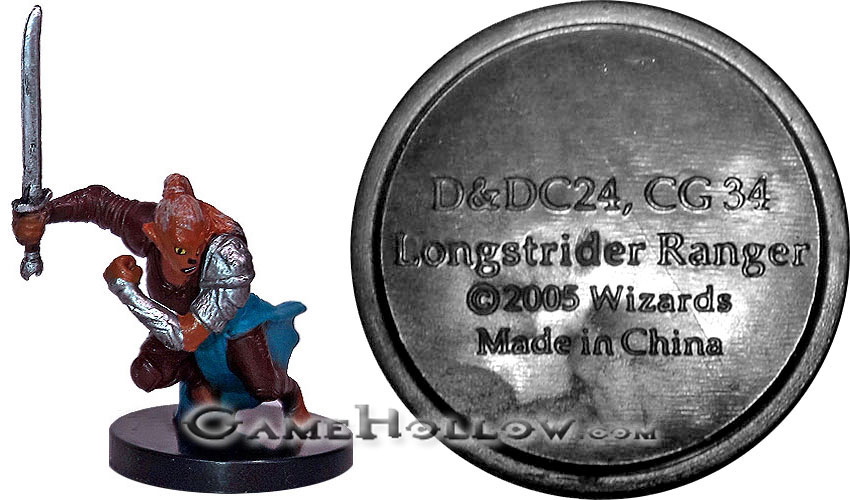 D&D Miniatures Promo Figures, EPIC Cards  Longstrider Ranger Promo, D&DC24 (Angelfire 22)