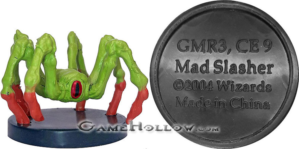 D&D Miniatures Promo Figures, EPIC Cards  Mad Slasher Promo, GMR3 (Aberrations 54)