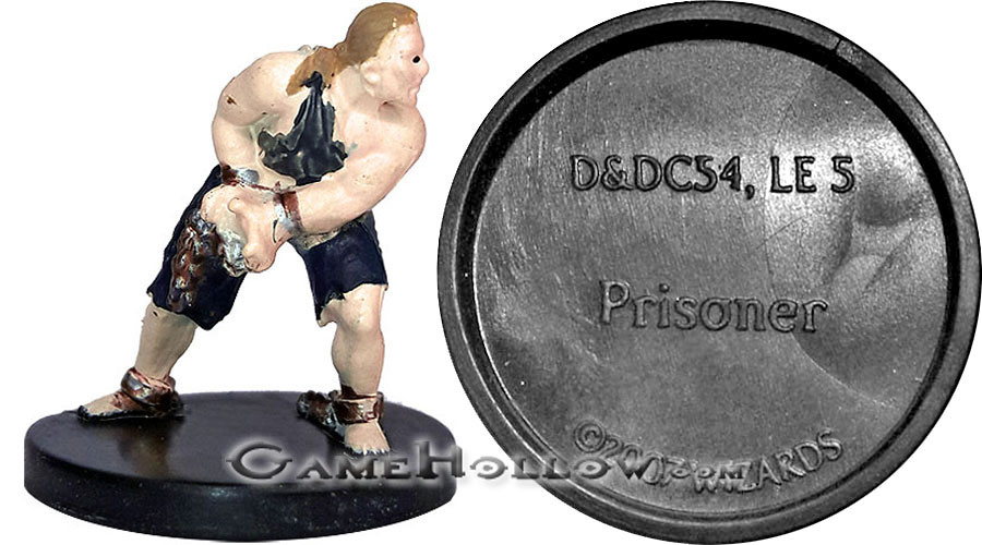 D&D Miniatures Promo Figures, EPIC Cards  Prisoner Promo, D&DC54 (Night Below 40)