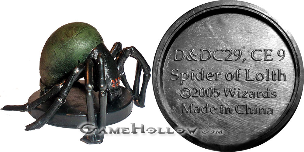 D&D Miniatures Promo Figures, EPIC Cards  Spider of Lolth Promo, D&DC29 (Underdark 57)