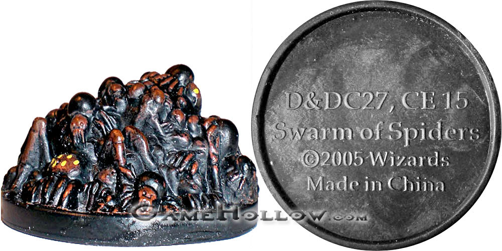 D&D Miniatures Promo Figures, EPIC Cards  Swarm of Spiders Promo, D&DC27 (Underdark 58)
