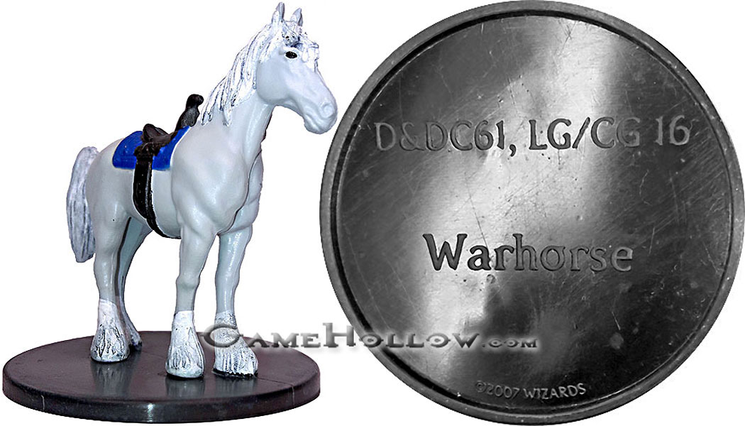 D&D Miniatures Promo Figures, EPIC Cards  Warhorse Promo, D&DC61 (Desert of Desolation 13)