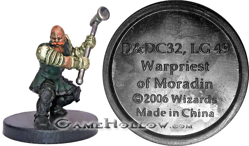D&D Miniatures War Drums  Warpriest of Moradin Promo, D&DC32 (War Drums 14)