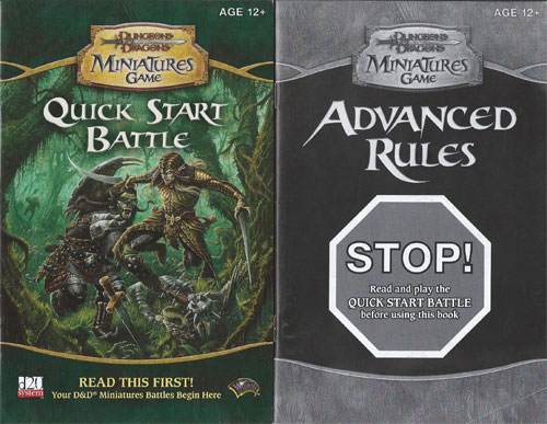 D&D Miniatures Maps, Tiles, Overlays, Campaigns Starter 2006 Starter Kit Quick Start Battle Advanced Rules ONLY