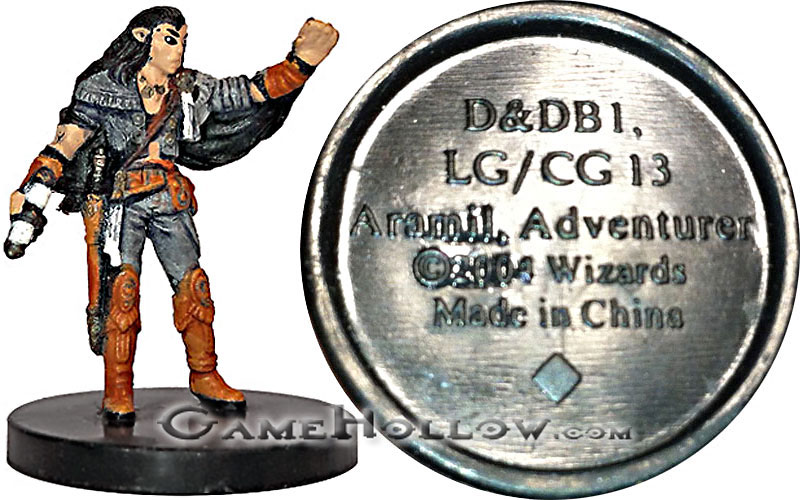 D&D Miniatures Starter Set Figures Starter Basic D&DB1 Aramil Adventurer (Giants of Legend)