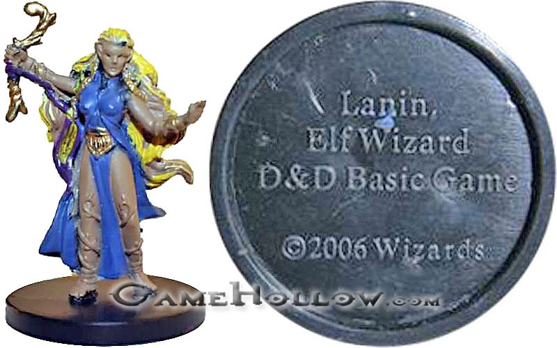 D&D Miniatures Starter Set Figures Starter Basic 2006 Lanin Elf Wizard (Archfiends Female)