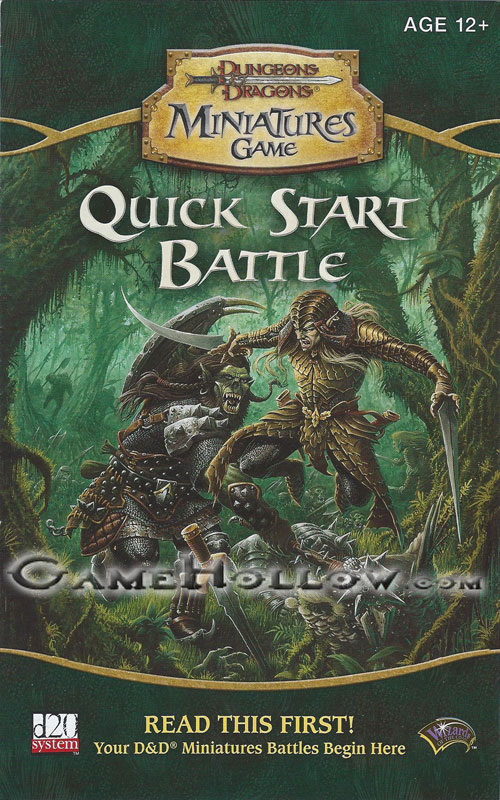 D&D Miniatures Maps, Tiles, Overlays, Campaigns Starter 2008 Quick Start Battle Rules ONLY (War Drums)