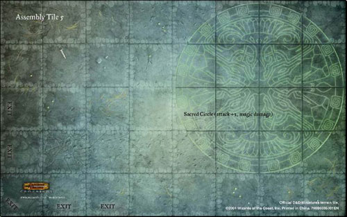D&D Miniatures Maps, Tiles, Overlays, Campaigns Tile Assembly Tile 5 (Promo)