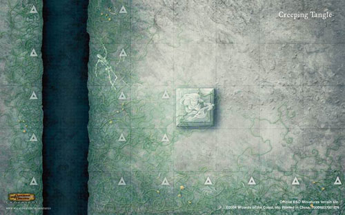 D&D Miniatures Maps, Tiles, Overlays, Campaigns Tile Creeping Tangle (Promo)