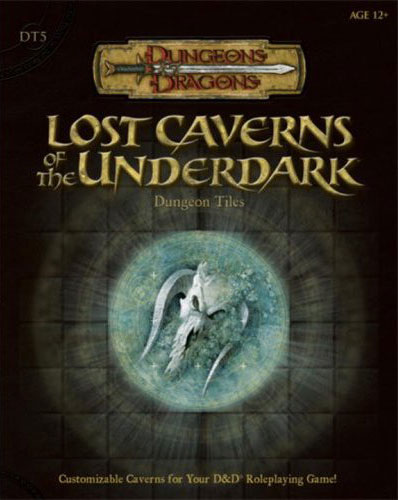 D&D Miniatures Maps, Tiles, Overlays, Campaigns Tiles Dungeon DT5 Lost Caverns of Underdark