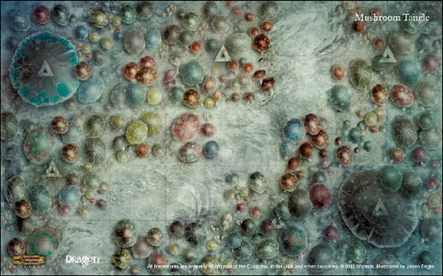 D&D Miniatures Maps, Tiles, Overlays, Campaigns Tile Mushroom Tangle (Promo)