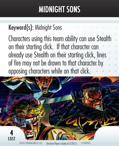 Heroclix Convention Exclusive Promos ATA card Midnight Sons LE