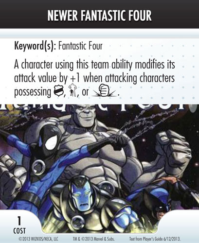 Heroclix Convention Exclusive Promos ATA card Newer Fantastic Four LE