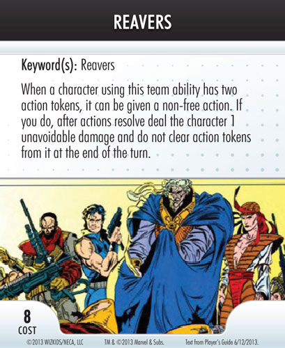 Heroclix Convention Exclusive Promos ATA card Reavers LE