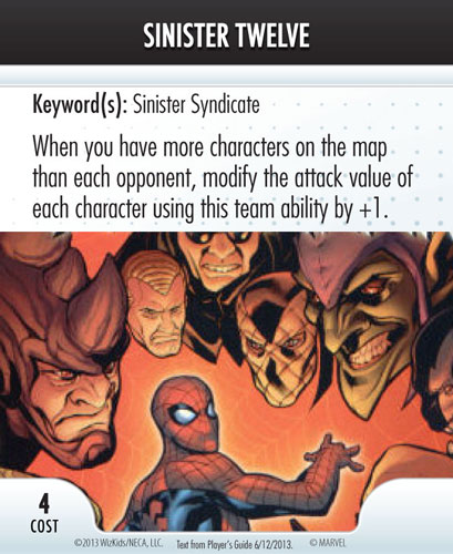 Heroclix Convention Exclusive Promos ATA card Sinister Twelve LE