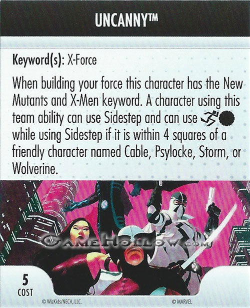 Heroclix Convention Exclusive Promos ATA Card Uncanny (X-Men)