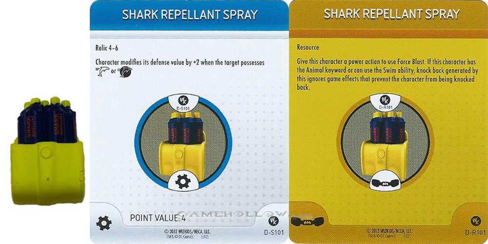 WizKids Games Utility Belt Shark Repellant Spray SR Chase, D-S101 D-R101
