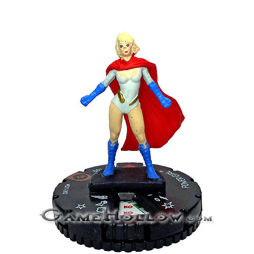 Heroclix Convention Exclusive Promos  Power Girl SR Chase, D17-002 (Earth 2 World's Finest)