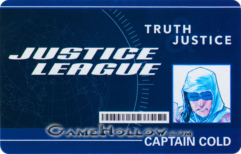 Heroclix Convention Exclusive Promos  ID Card Captain Cold SR Chase, DCID-005