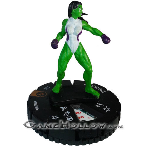 WizKids Games She-Hulk SR Chase, M16-005 (Gamma Smash)