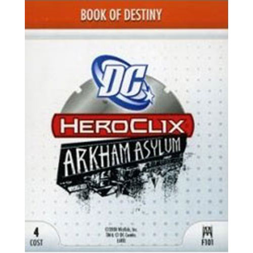 Heroclix DC Arkham Asylum F101 Book Of Destiny LE OP Kit