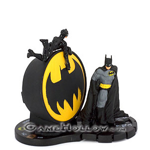 Heroclix DC Brave and the Bold 100 Batman and Catwoman LE (Bat Signal)